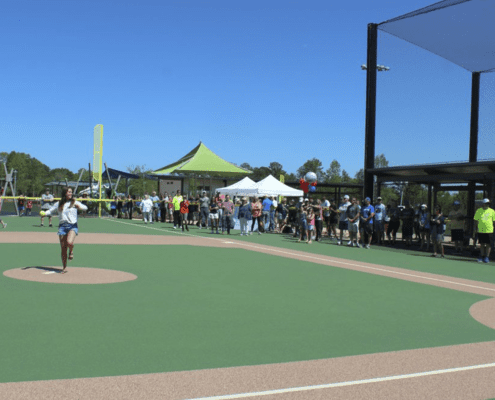 Sports Alabama Dothan Miracle League adaptive sports baseball accessible visit tourism venue games tournament