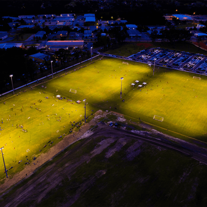 Mobile County Soccer Complex Sports Alabama field grass sidelines soccer ball goal goalie net goalie league women men kids team teammate spectator complex field goals score