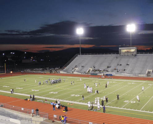 Milton Frank Stadium Huntsville Madison County Sports Alabama Football Lacrosse Soccer Field sports Grass field Turf field Championship Teams Field hockey Rugby Flag football Touchdown Goal Scoring shot Referee Competition